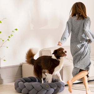 HuntingPony Kolosony Dog bed Dark gray Pet beds Modern dog bed Dog beds Small Medium Dog Dog bed Large Dogs Modern dog bed image 1