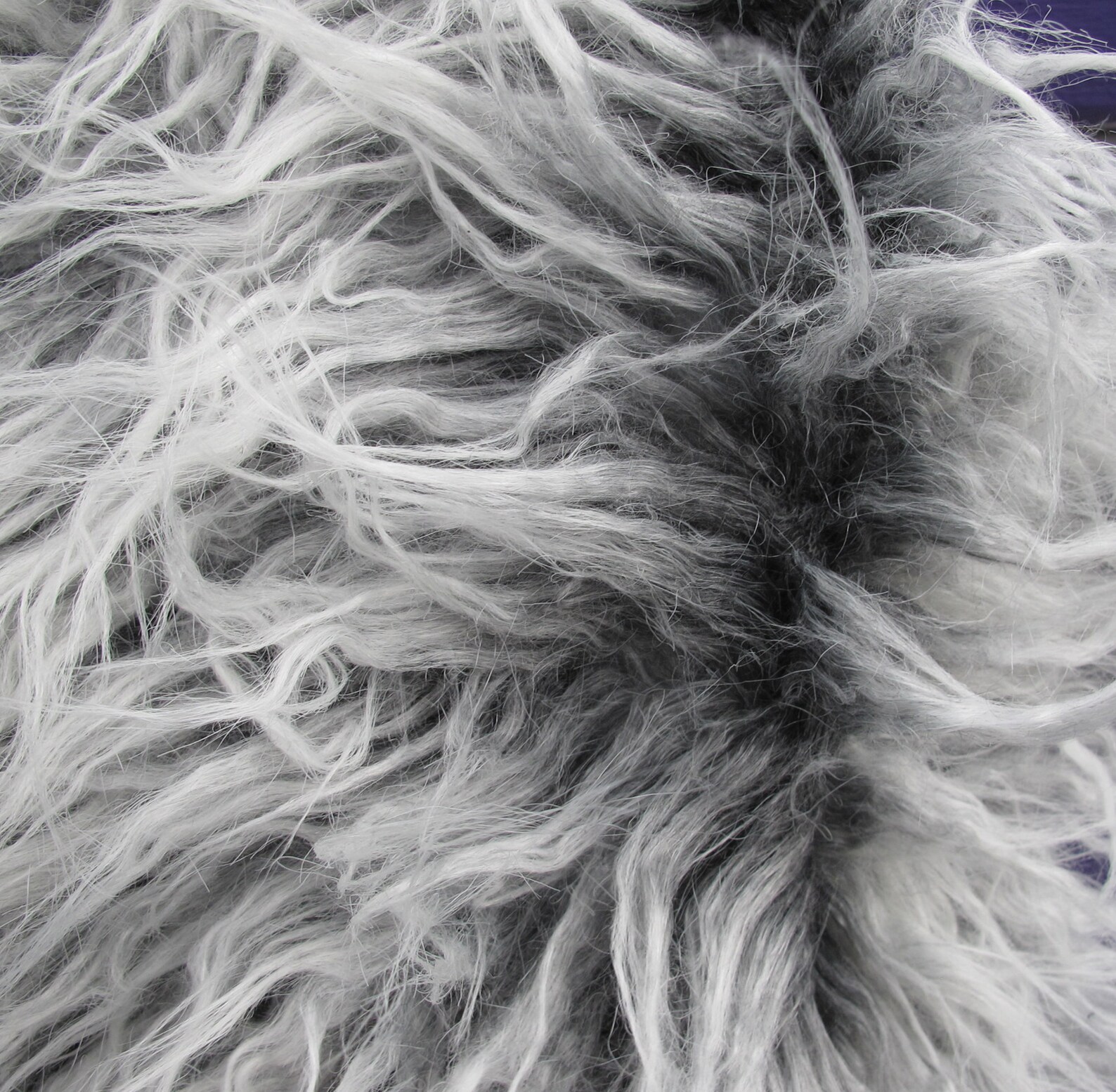 Grey or White Faux Fur Fabric Lama Faux Fur Craft Making Etsy