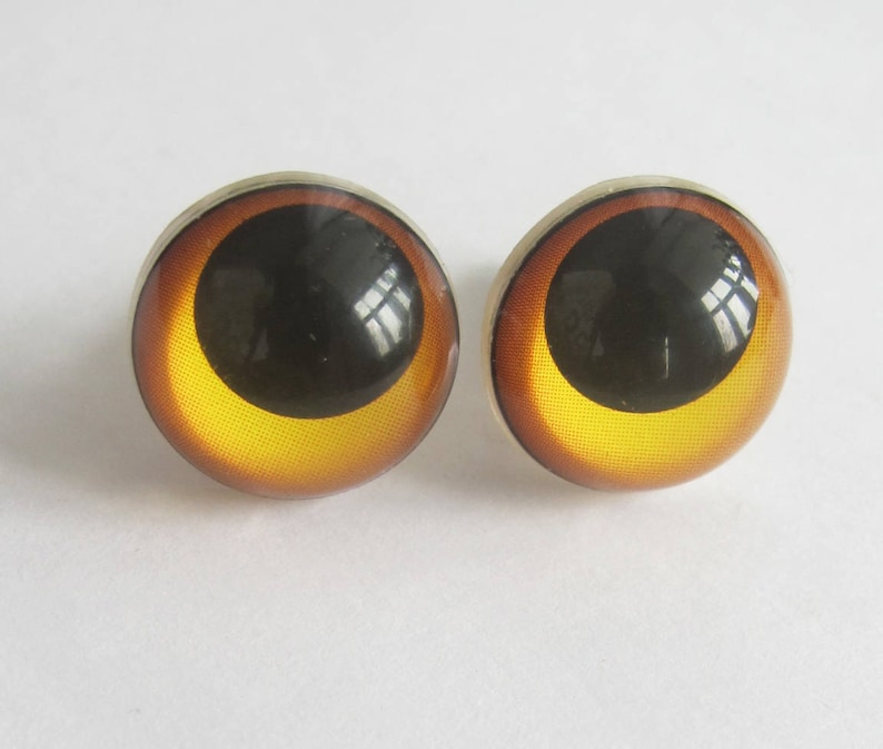 1 Pair Bear Eyes Teddy Bear Eyes 15 and 22 mm Safety Doll Etsy