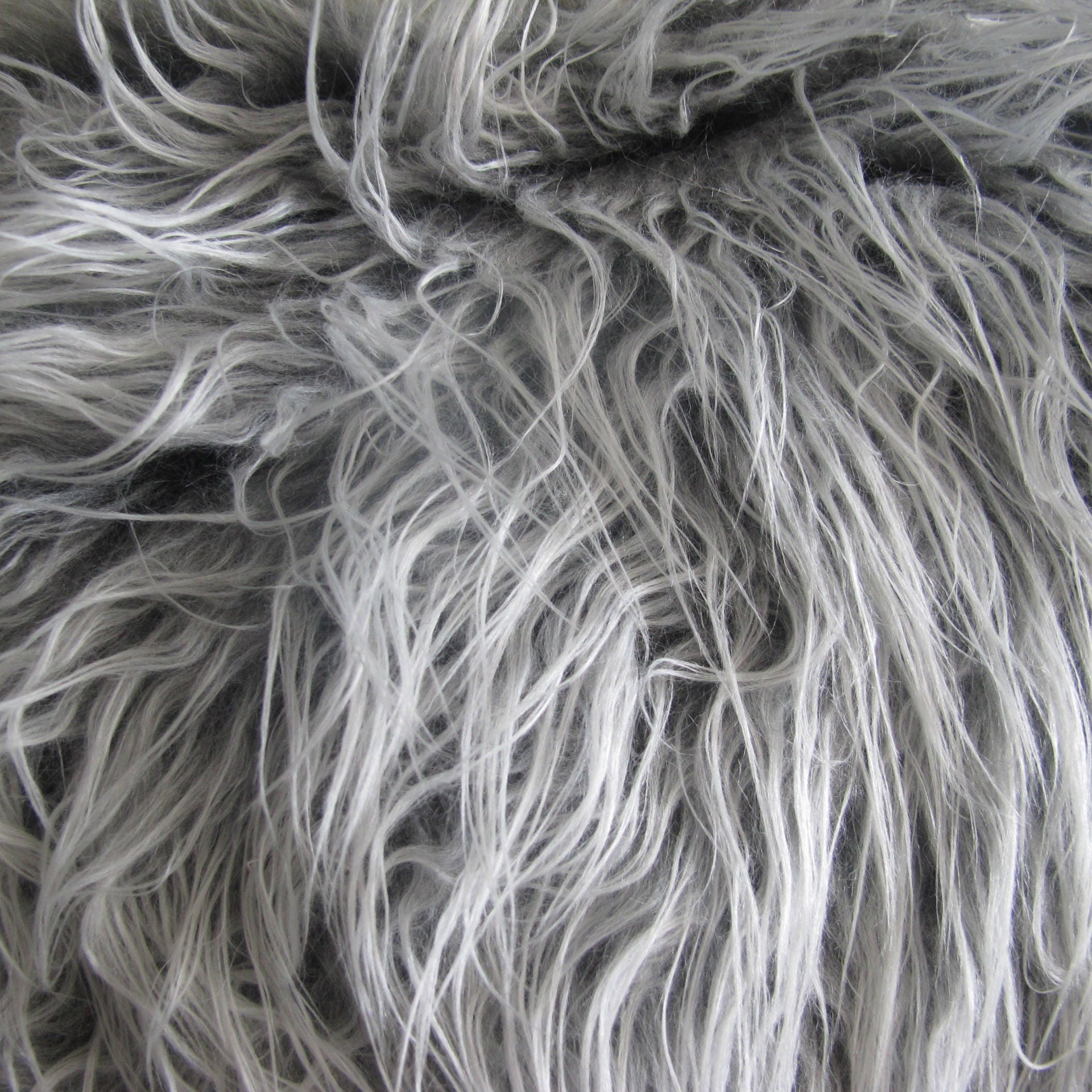 Grey Faux Fur Fabric 16x29.5 Lama Faux Fur Craft Etsy