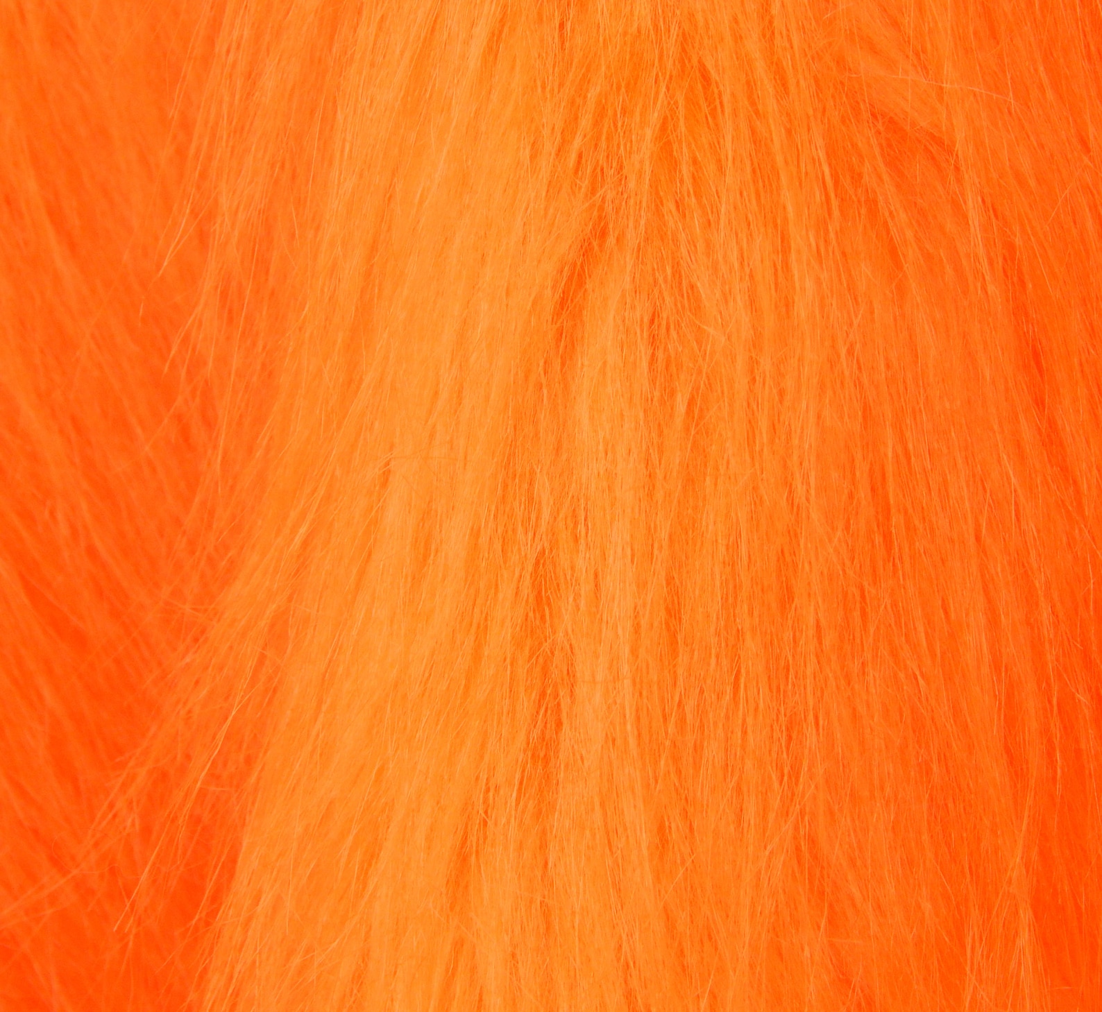 Luxury Faux Fur Fabric 19 Orange Long Pile Faux Fur Etsy