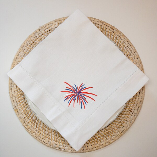 Patriotic Cloth Napkins Etsy