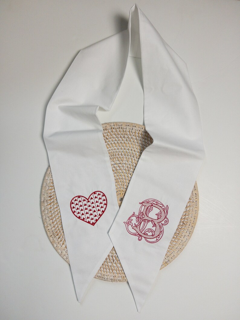 Valentine's Monogrammed Wreath Sash, Valentine Wreath Sash, Valentine's ...
