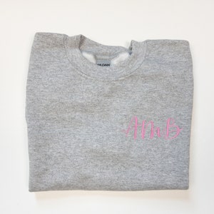 Felpa giovanile personalizzata, Felpa monogramma personalizzata, Felpa monogramma moderna per bambini, Felpa taglia bambino