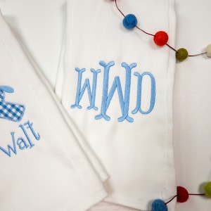 Baby Junge Monogrammed Burp Tuch, Jungen personalisiertes Tuch, Maskulin Monogrammed Baby Burp Tuch