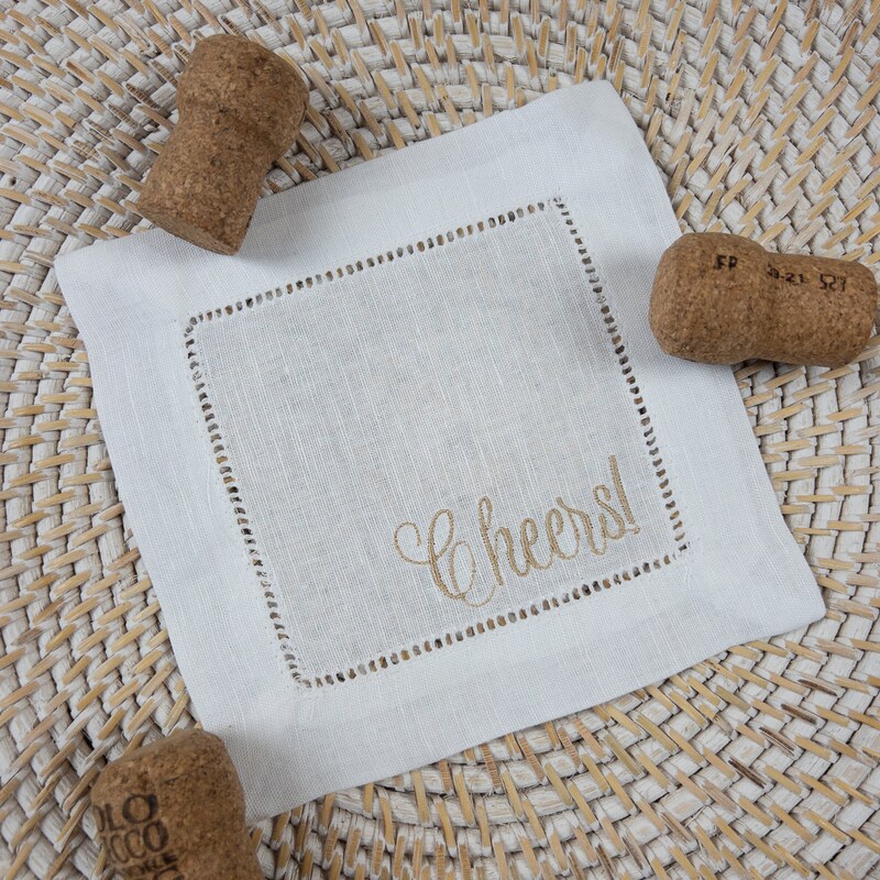 Champagne Napkin Set main image 0