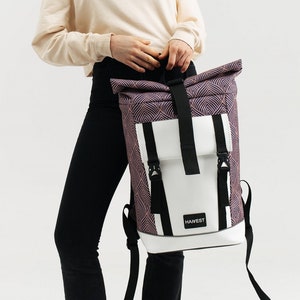 Large Travel Backpack, Laptop Daypack, Urban backpack, College backpack, Front and hidden pockets, Laptop backpack, Rucksack for women