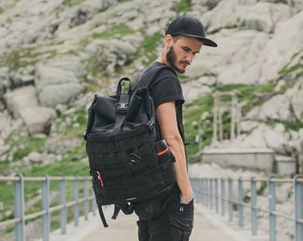 man with rucksack