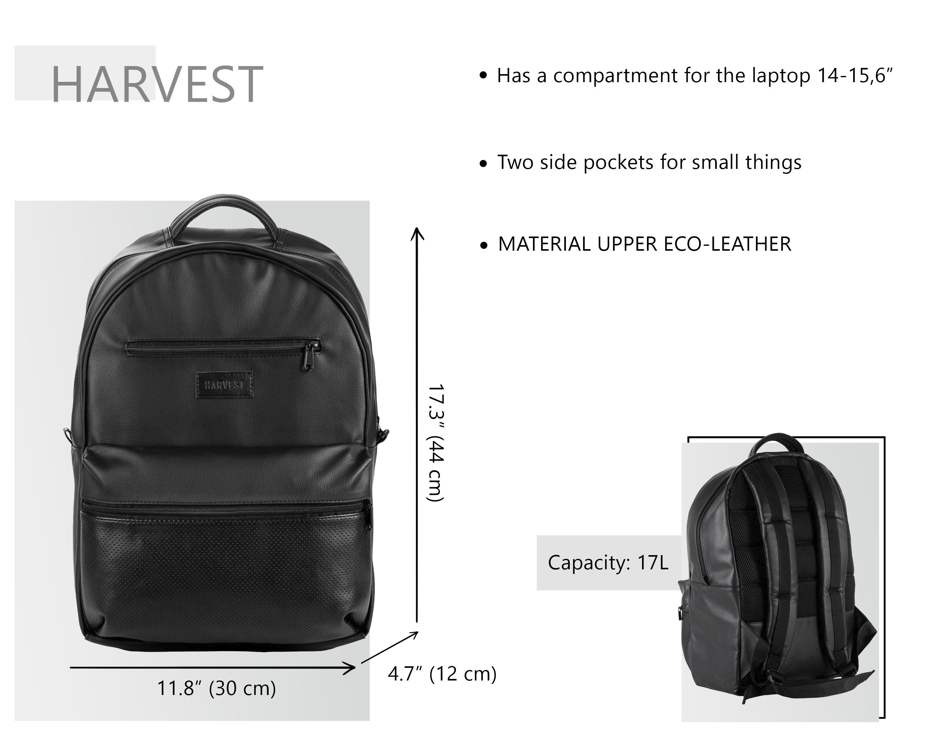 Laptop Backpack for Men Eco Leather Hipster Backpack College -  Finland