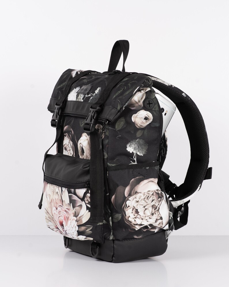 Laptop Women Backpack Canvas Laptop Backpack Laptop Backpack Etsy