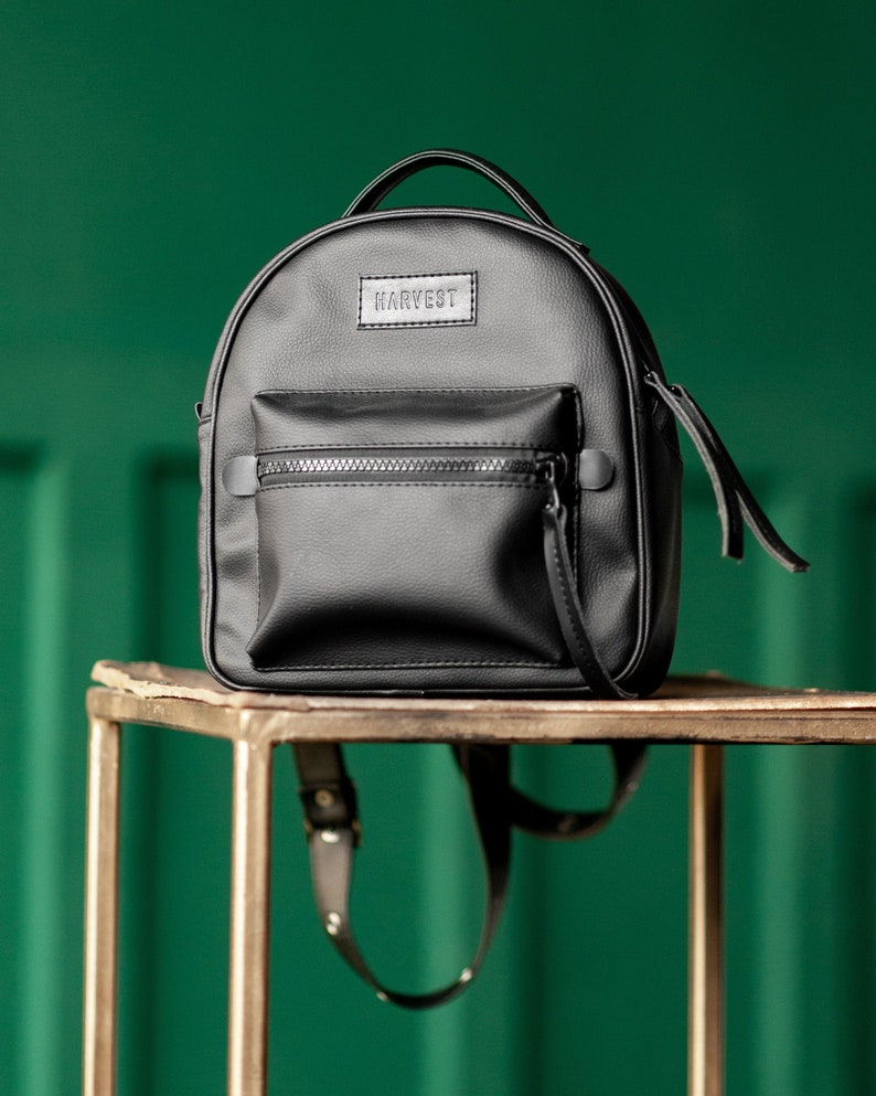 women's small black backpack