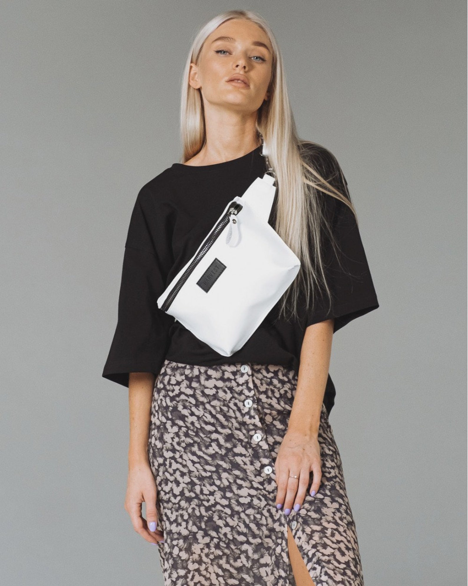 White Crossbody Bag White Sling Bag Mini Bag for Travel Hip Etsy