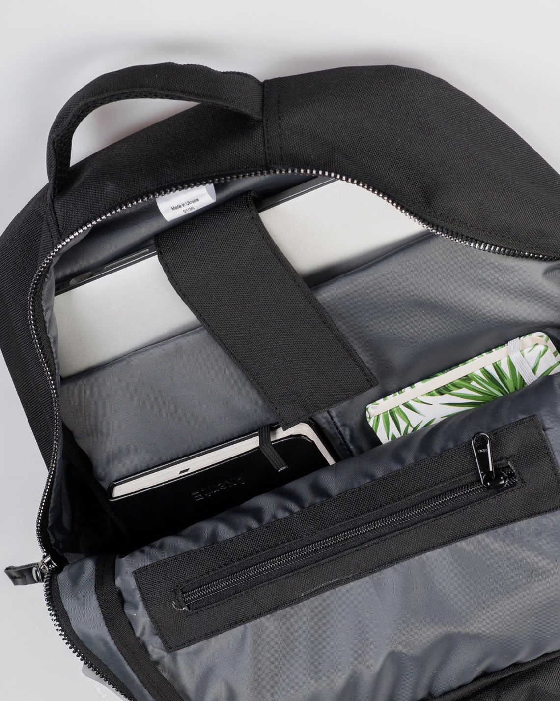 Vegan Laptop Backpack Bag Vegan Gym Backpack Vegan Leather Etsy