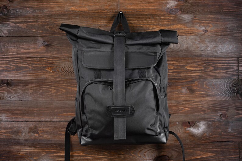 Niya Vegan Leather Convertible Backpack 