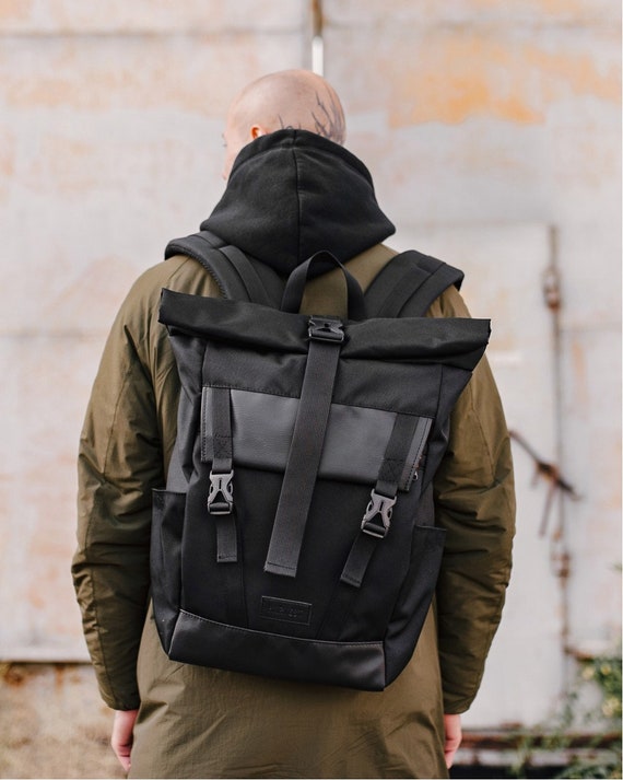 Backpack mens waterproof backpack travel backpack canvas Etsy