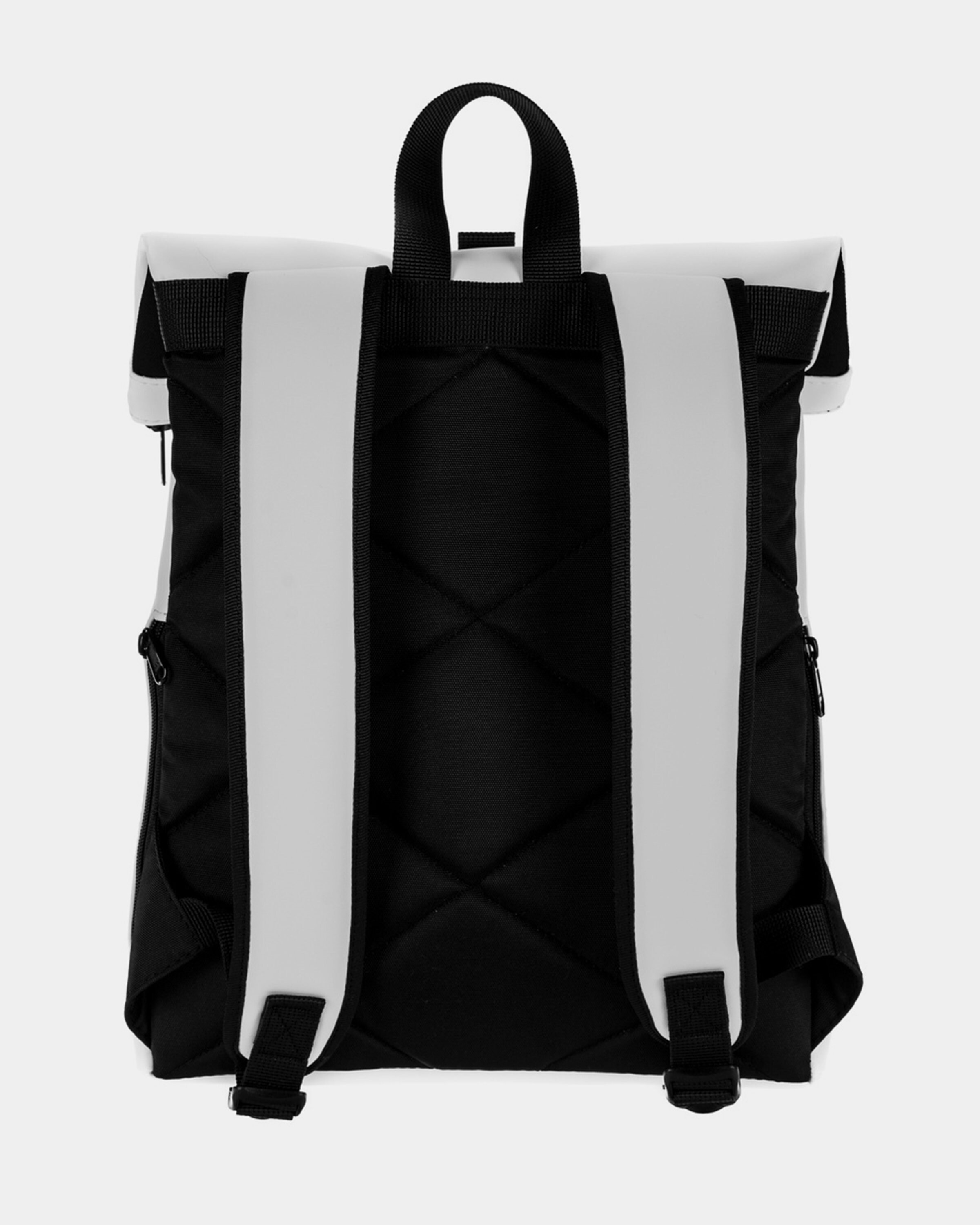 Roll Top Travel Rucksack White Day Pack Laptop Bag for Women Etsy