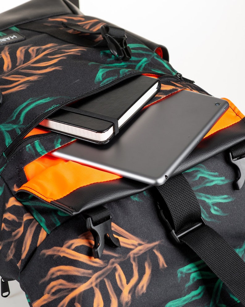 Best mens backpack for urban commuting city style wide canvas Etsy