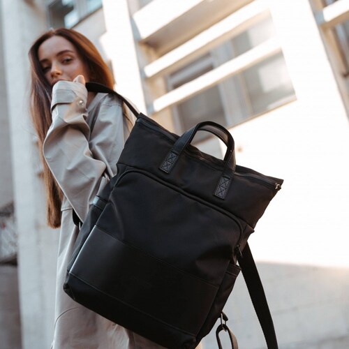 Backpack Purse Minimalist 15 Inch 