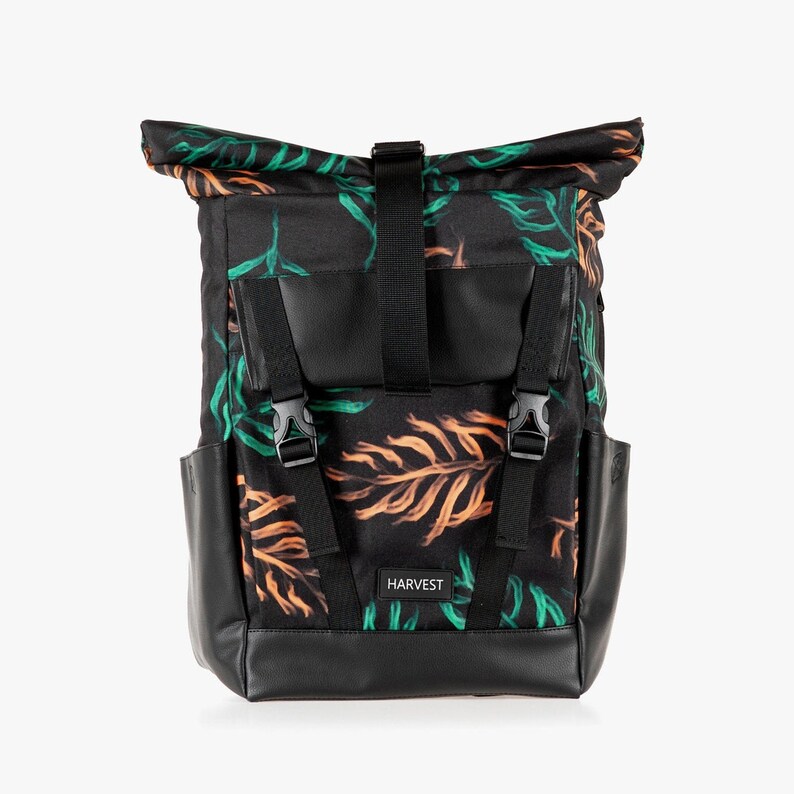 Best mens backpack for urban commuting city style wide canvas Etsy