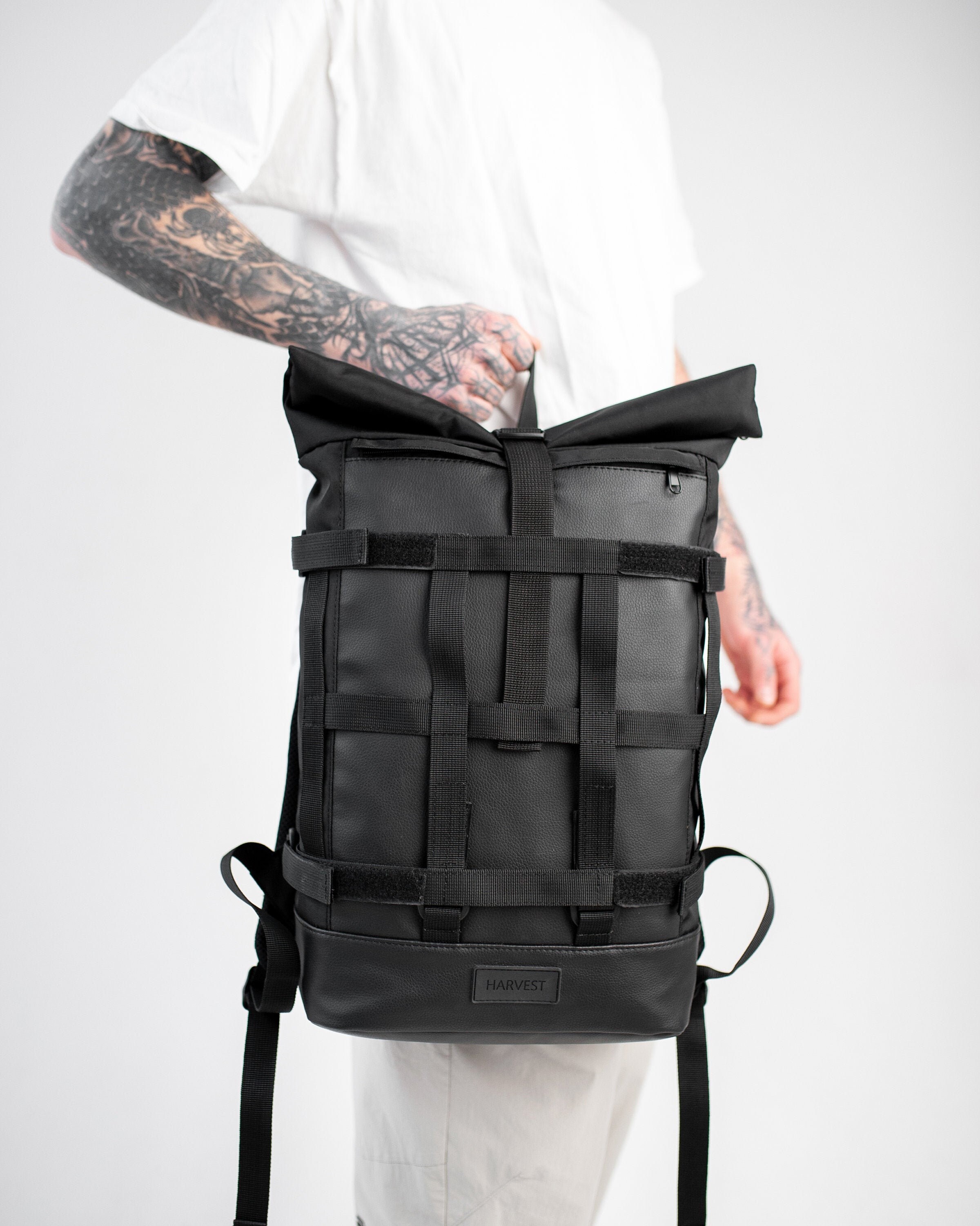 leather tactical bag