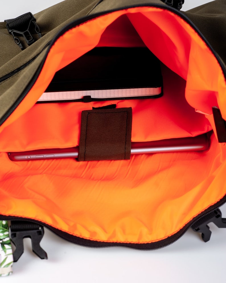 Personalized messenger bag canvas laptop bag canvas shoulder Etsy