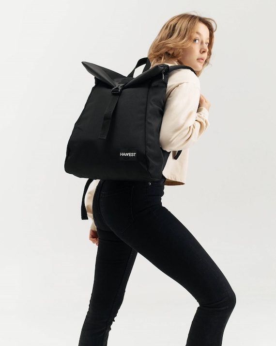 Mochila de viaje grande para mujer, mochila de transporte de 40 L, mochila  informal impermeable para laptop de 17 pulgadas, mochila universitaria