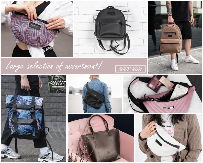 Personalisierter Öko-Leder Schwarzer Rucksack Frauen, Kleiner Reiserucksack, Laptop-Rucksack Frauen, Veganer Rucksack Frauen, College-Buchtasche, Bild 10