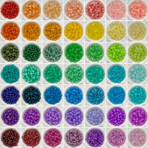 6mm Glass Beads Multi-Colour Polished Round Beads Loose Beads Crystal Beads Bracelets Beads