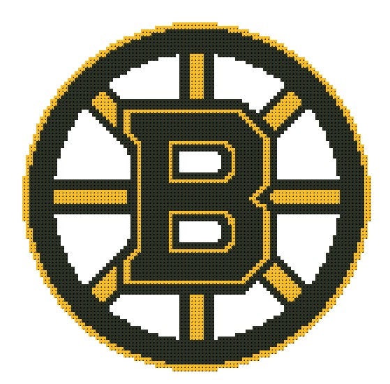 Boston Bruins Cross stitch pattern NHL cross stitch Boston Etsy