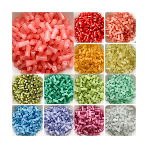 6x12mm Glass Cute Beads Charms Spacer Beads Bracelets Jewelry Making Supply Beads DIY Supply