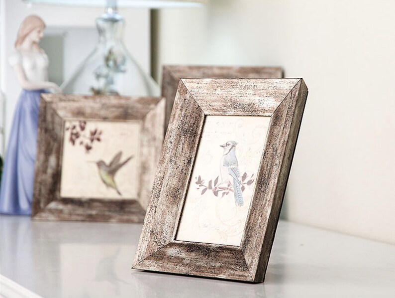 Vintage Looking Photo Frame 4x6 5x7 6x8 Picture