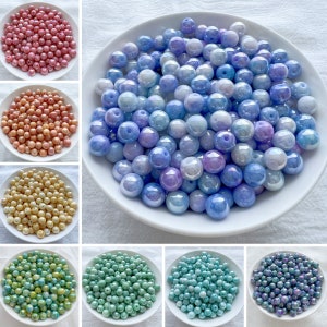 8mm Ceramic Crackled Beads Shinning Polished Round Beads Loose Beads Bracelet beads