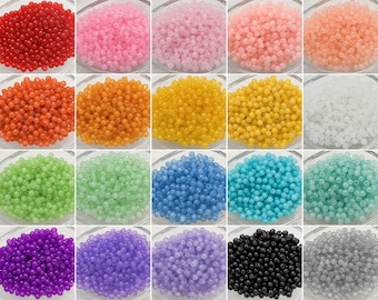 4mm Glass Beads Multi-Colour Polished Round Beads Loose Beads Crystal Beads Bracelets Beads