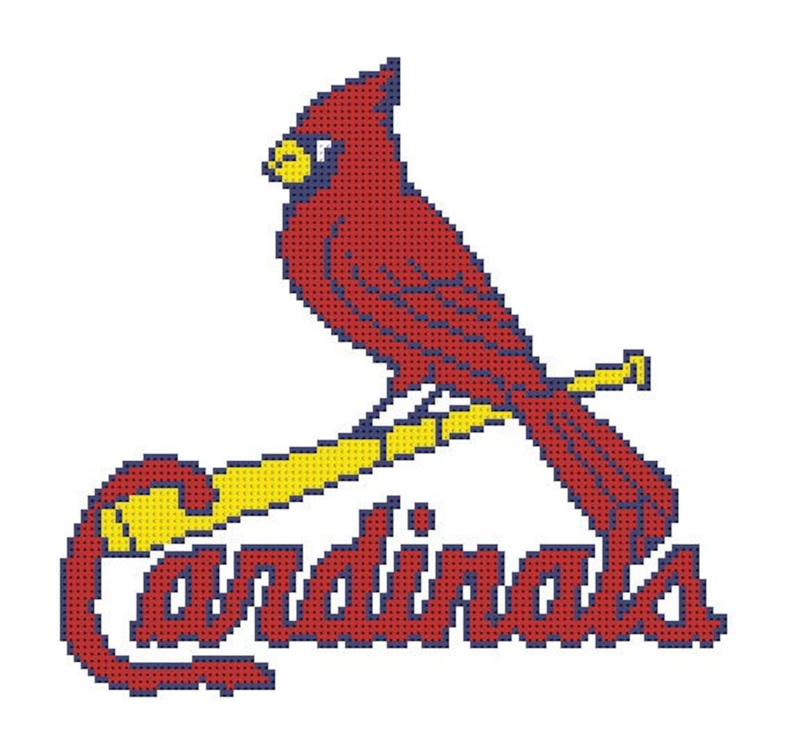St. Louis Cardinals Cross stitch pattern MLB cross stitch | Etsy