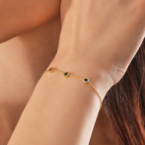 Birthstone Bracelet for Mom- Personalized Jewelry / Personalized Gift For Mom / Bracelets for Women / Mothers Gift / Gift For Her
