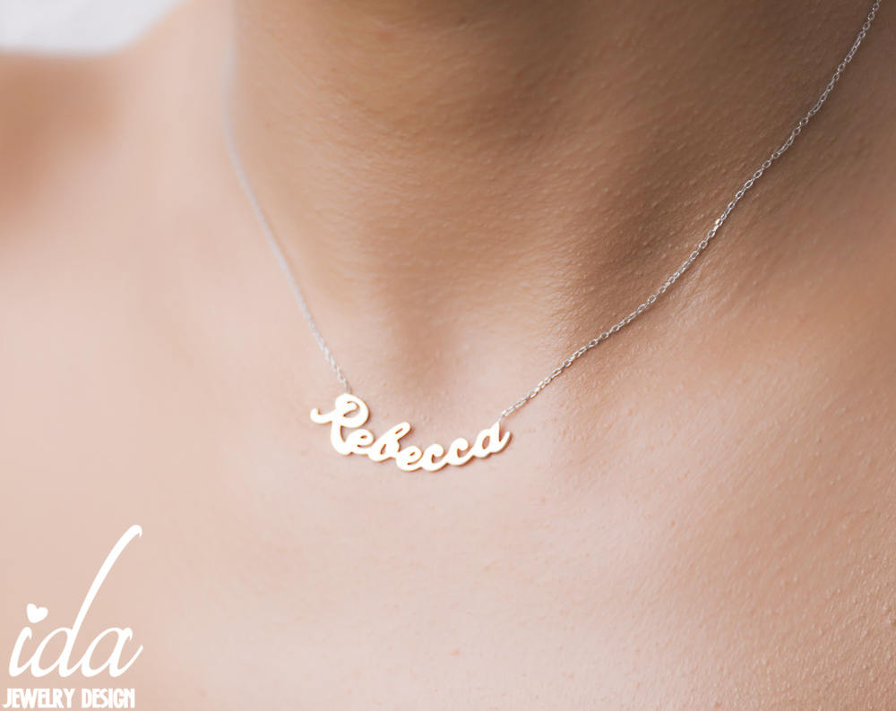 Custom Name Necklace Women Personalized 