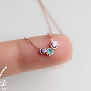 Personalized Mothers Birthstone Necklace - Mothers Jewelry - Mothers Day Gift - Family Necklace - New Mom Gift - For Wife - Birthstone
