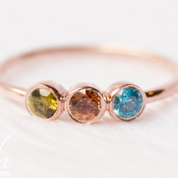 Personalized Birthstone Ring, Unique Gifts, Personalized Gift For Mom, Mothers Ring Birthstone Jewelry, Rings for Women, Family Jewelry