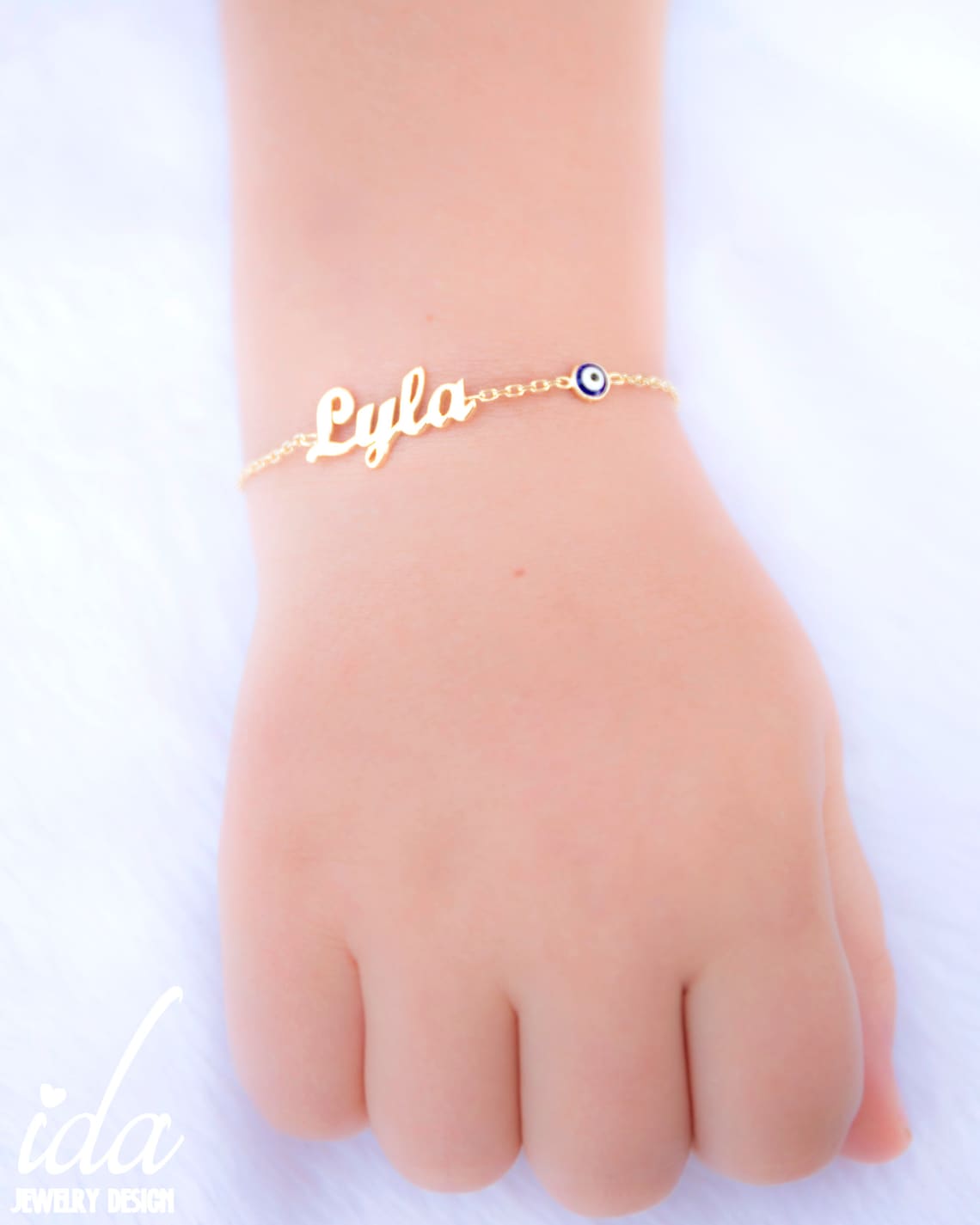 Custom Name Charm Bracelet Personalized Baby Shower Gift Etsy