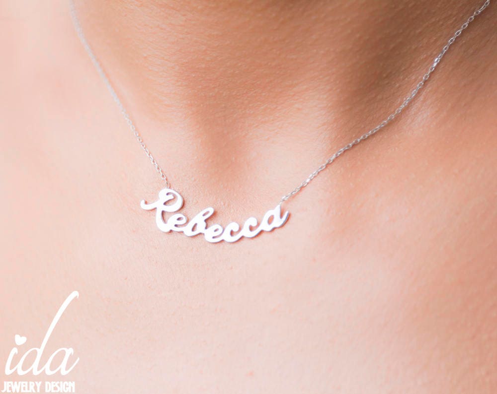 Custom Name Necklace Women Personalized 