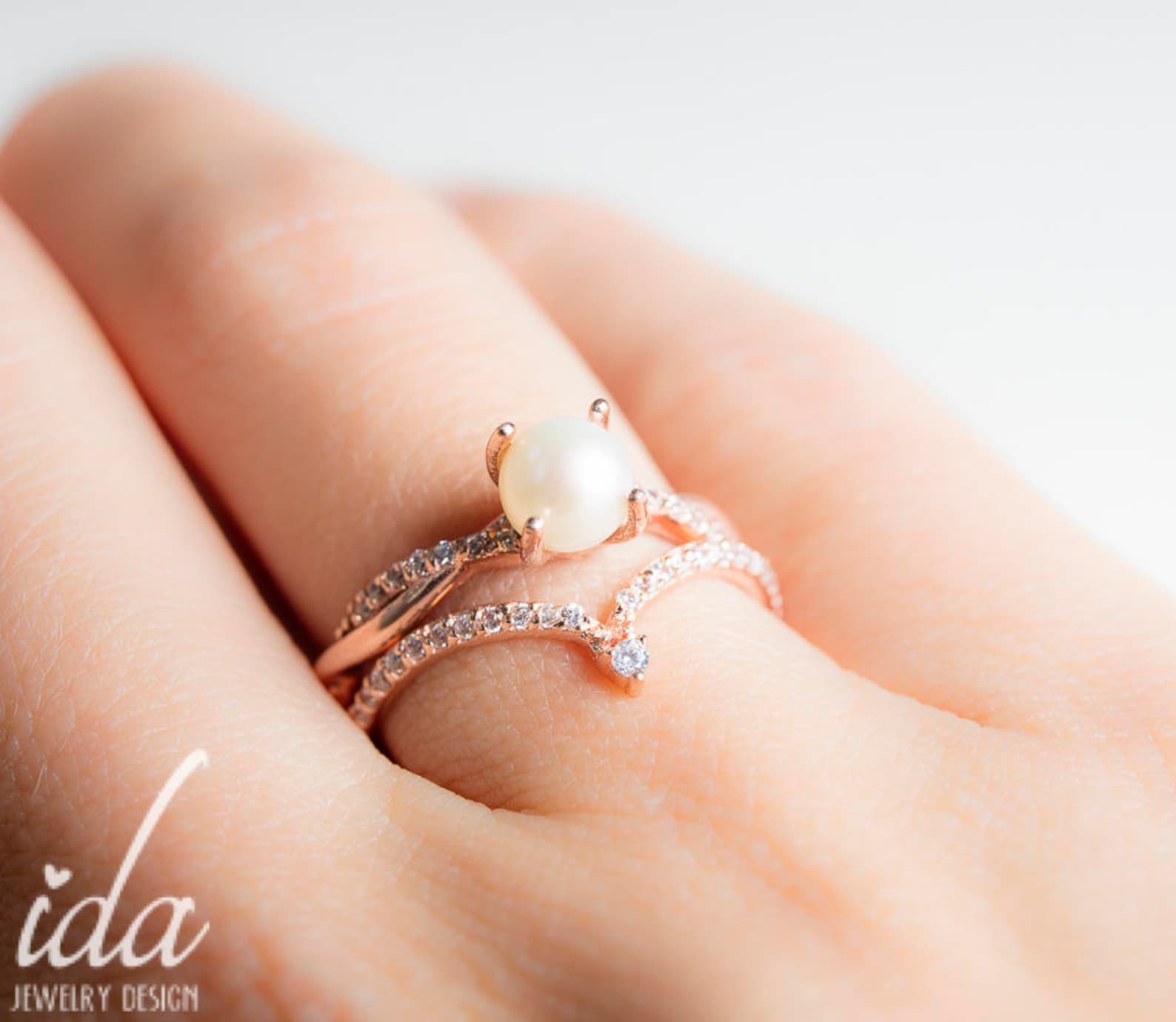 rose-gold-pearl-engagement-ring-set-womens-rings-rings-for-women