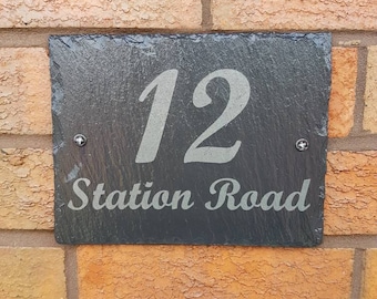 house number plaque etsy