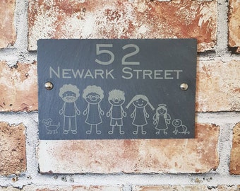 house number plaque etsy