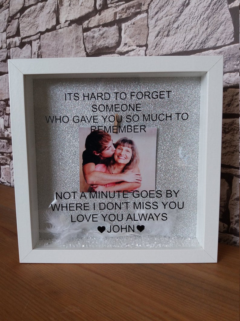 Personalised Frame Memorial Gift Gran Nan Mum Dad Grandad Pops