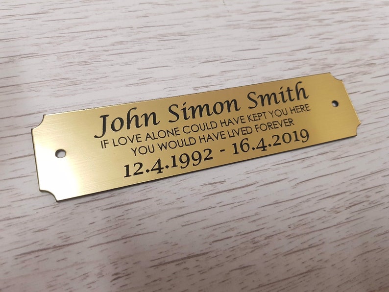 Personalised Memorial Plaque Grave Marker Memorial Pet Etsy