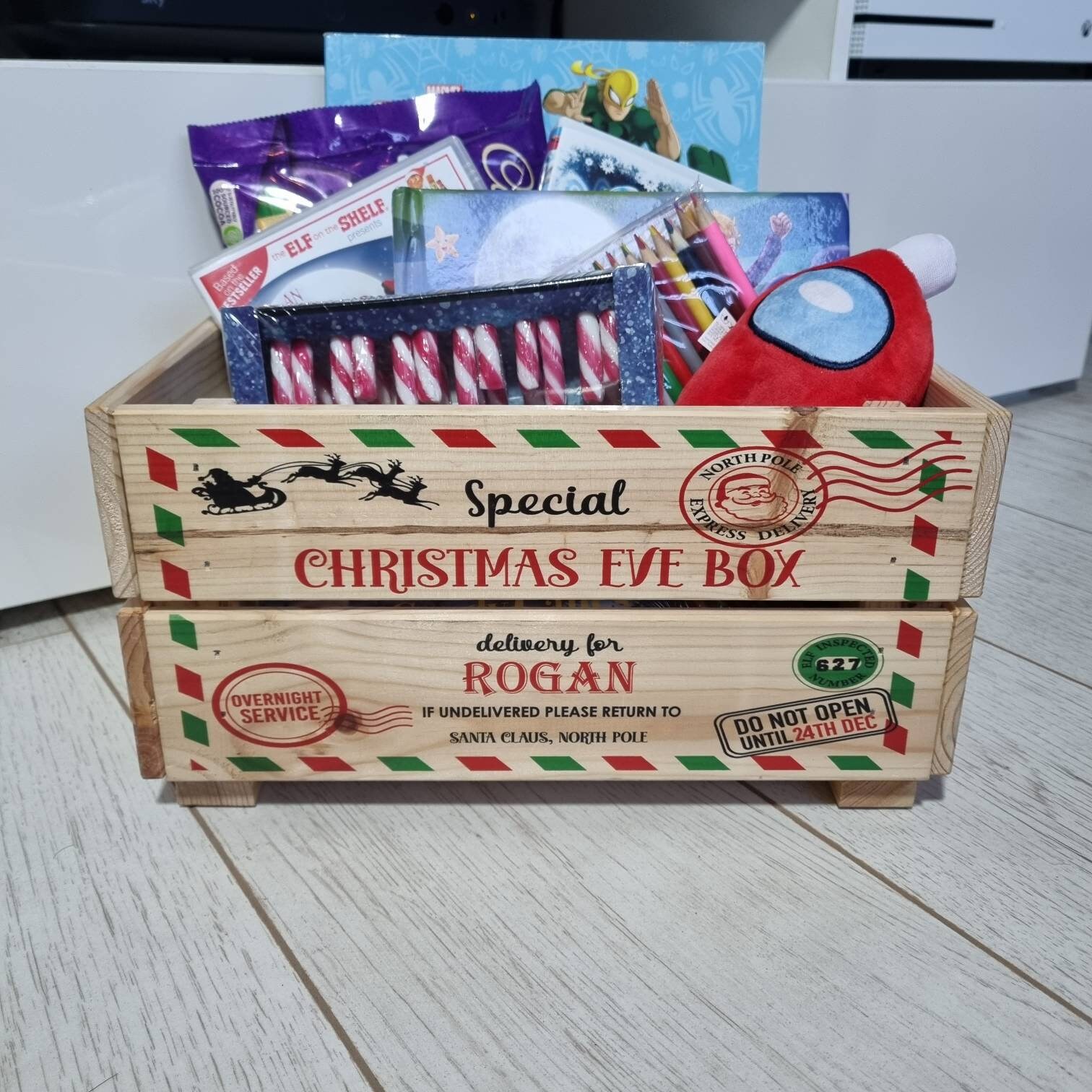 Personalised Christmas Eve Crate Christmas Eve Christmas Etsy UK
