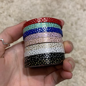 Simply Gilded Washi Samples | 5mm Confetti Dots*