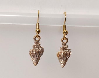 Pink // Blue // Green Seashell Conch Earrings