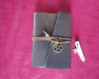 Travel Book of Shadows or Grimoire by Aponi - Wicca, Witch, Pagan, Spell Book, Book of Days, Ritual, Occult, Spell Casting, Witchcraft