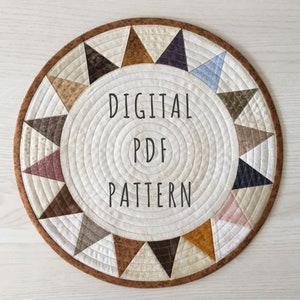 quilted placemat patterns foundation paper pieced block pattern round quilt blocks paper piecing star doilie circle centerpiece table topper